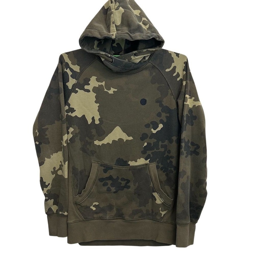Korda Men's Camouflage Pullover Hoodie Size L Outdoor Fishing Theme